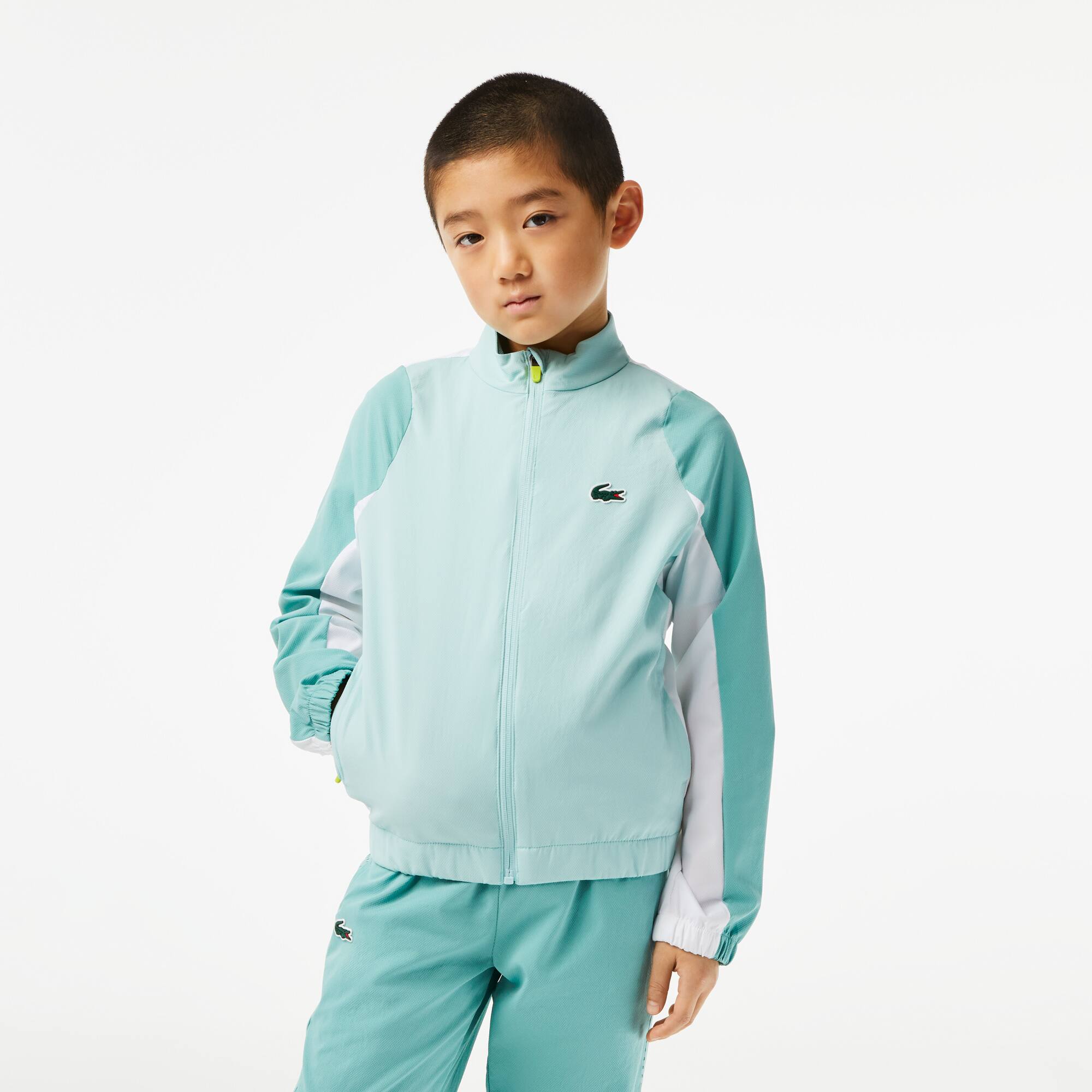 Ensemble de survêtement garçon Lacoste Tennis color-block Survetements - Vert - Lacoste - Garçon