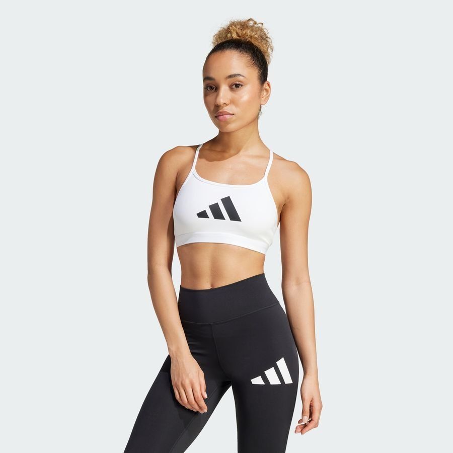 Adidas Aeroreact Big Logo Graphic Bra