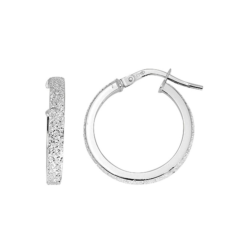 Créoles fantaisie Femme - Or 18 Carats - Diamètre 15mm