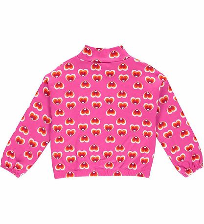 Freds WoRød Sweatshirt - Heart - Fuchsia