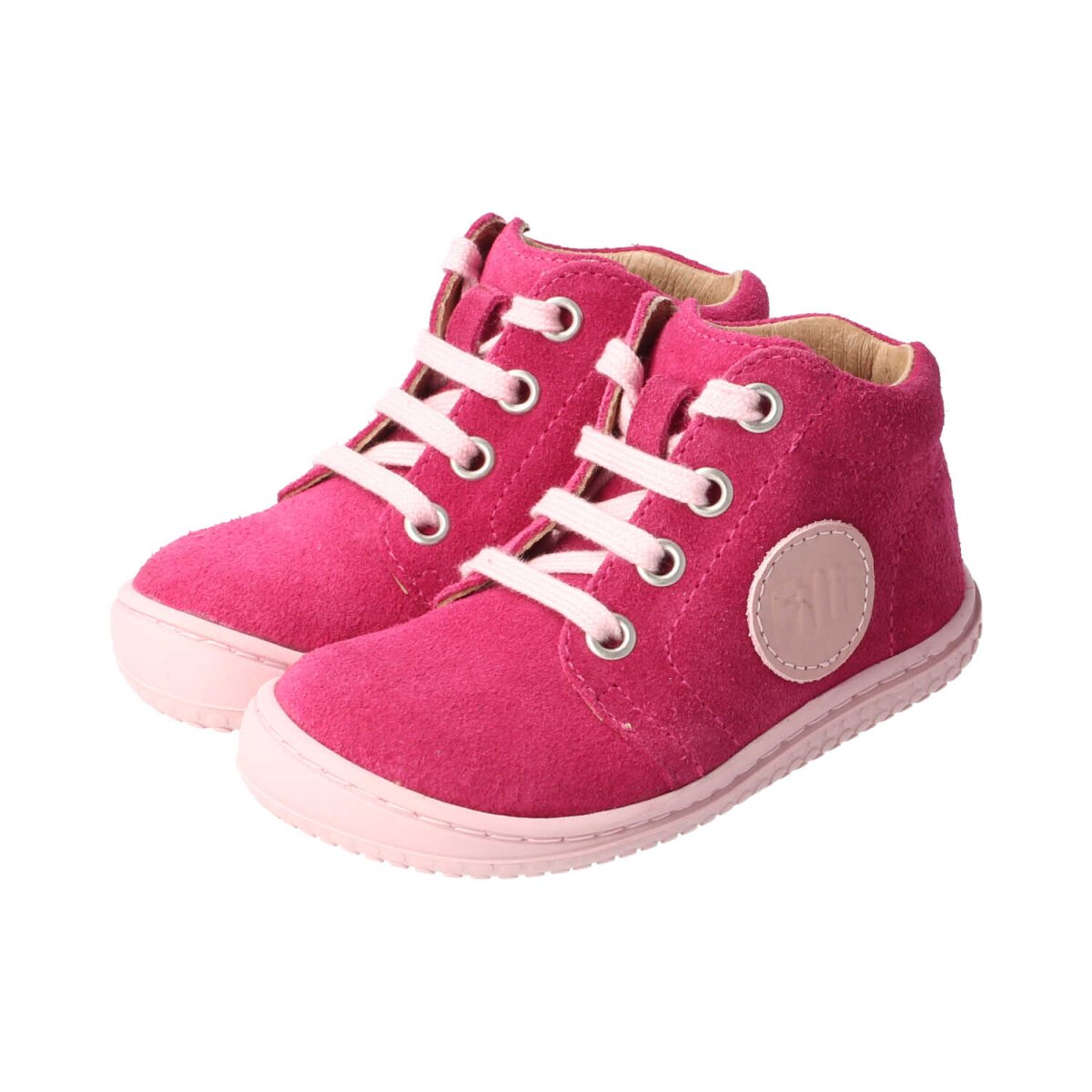 3011-6 pink GECK velours leather laces Weite/M