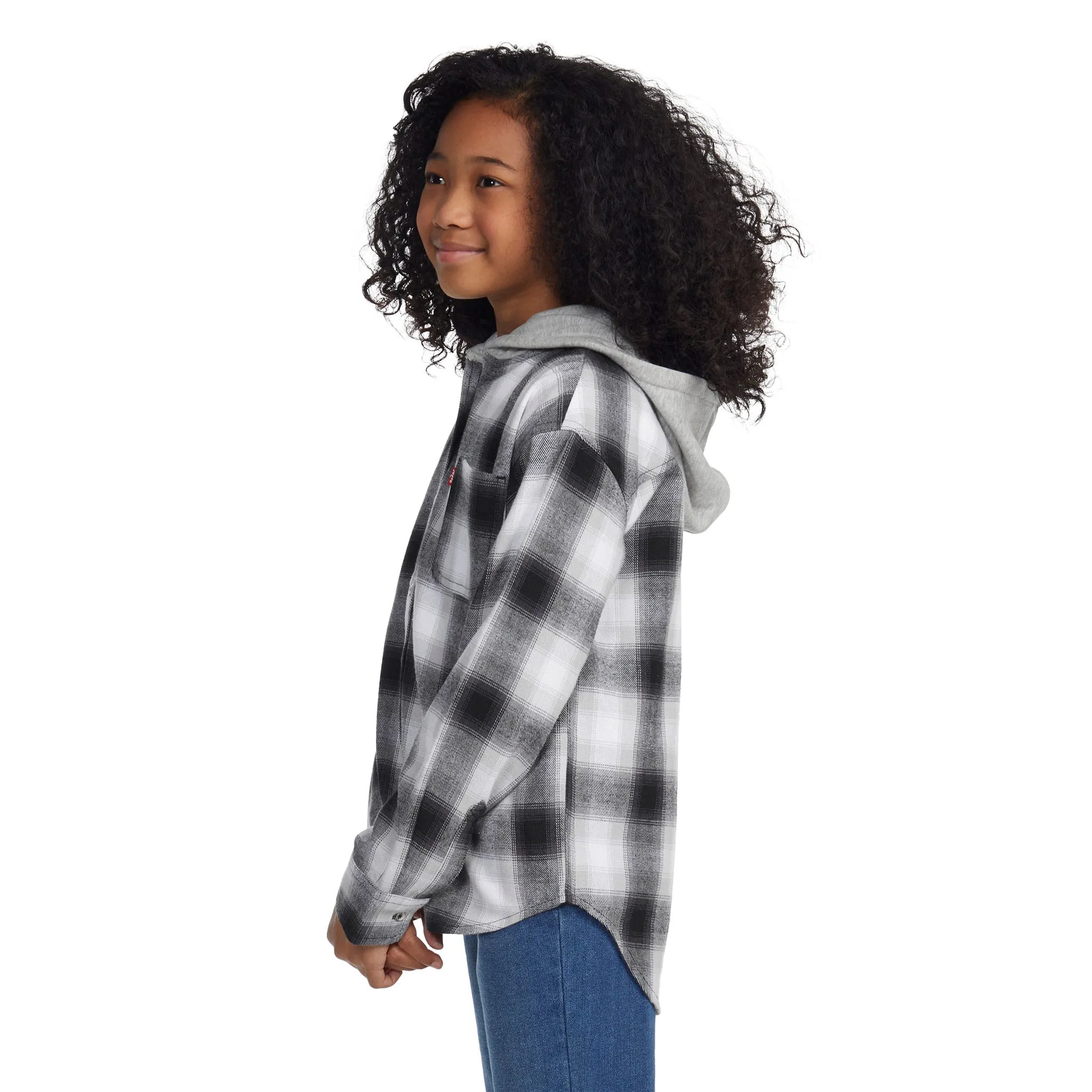 Levi's Chemise Carreaux Capuche 7-16ans
