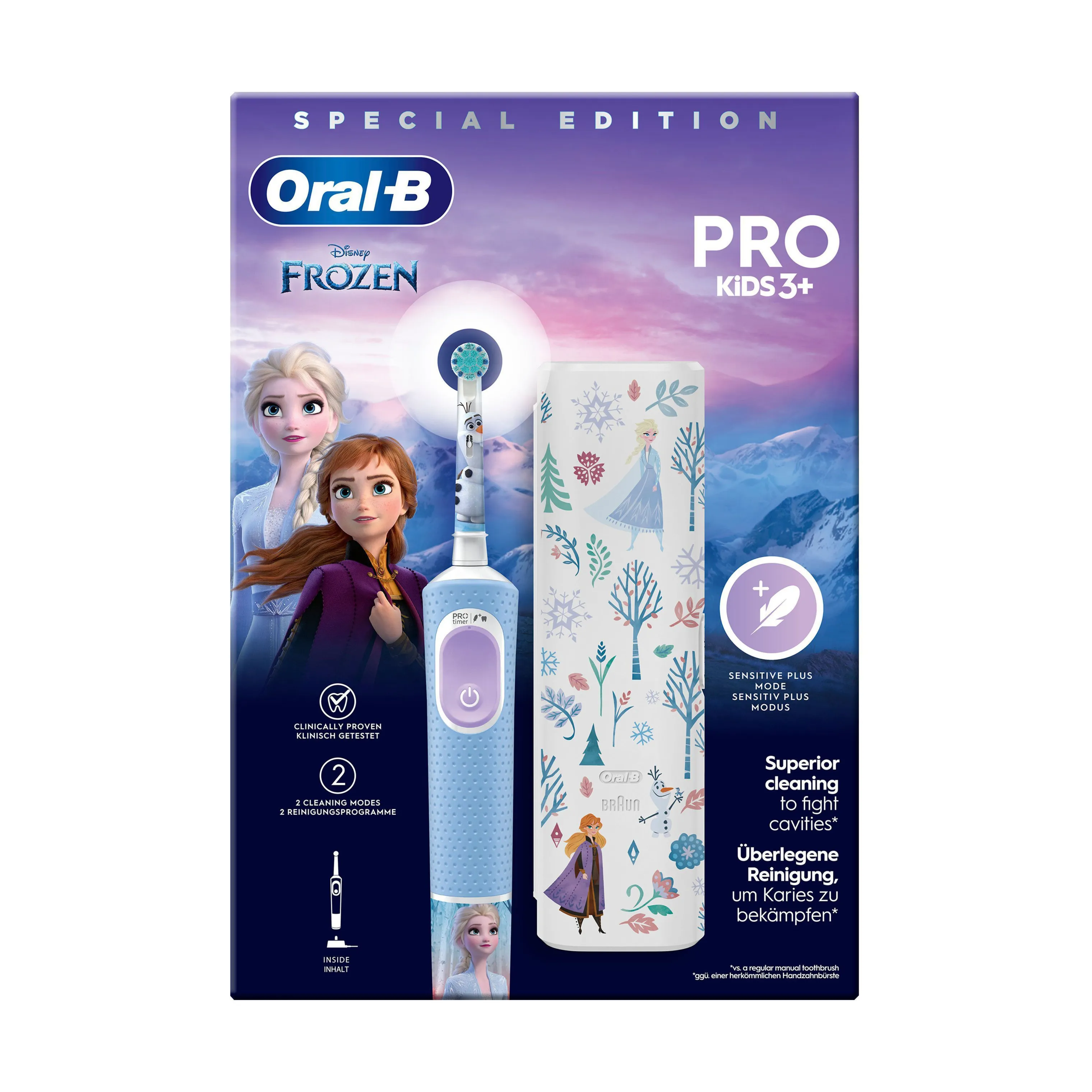 Oral-B Vitality Pro Kids Elektrisk Tandbørste - Frozen