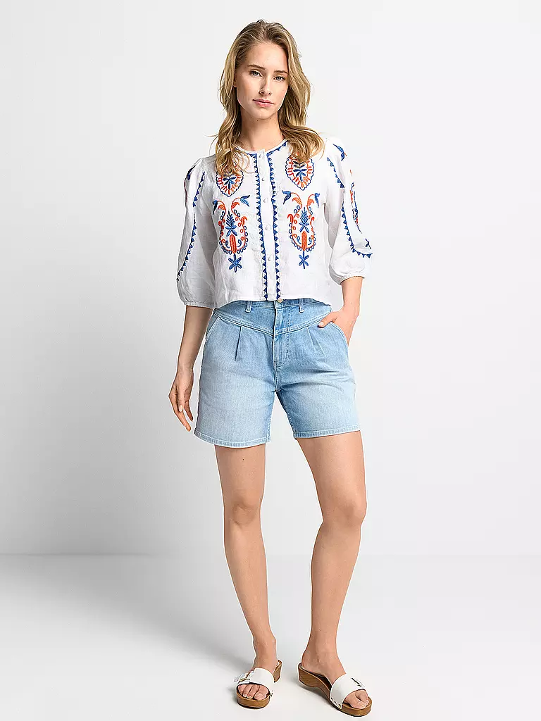 RICH & ROYAL Jeansshorts blau