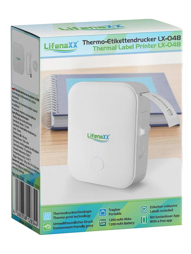 Lifenaxx Thermo-Etikettendrucker 