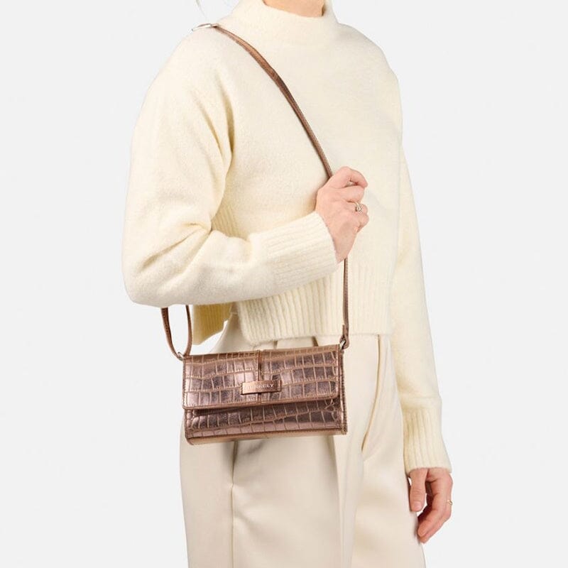 Burkely Cool Colbie Crossbody Flap Bag Bronze