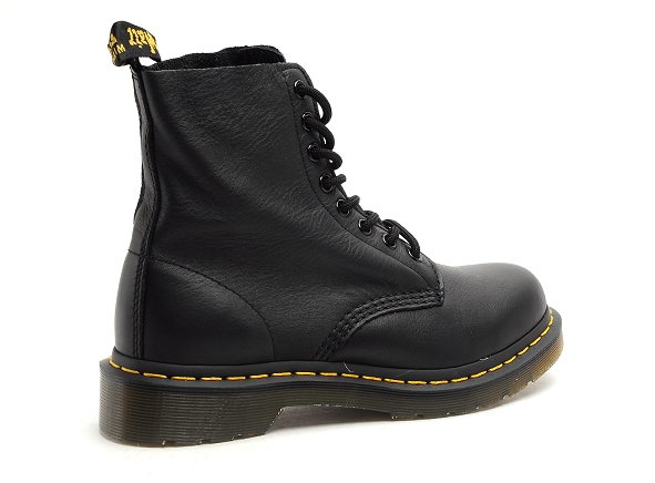 Dr martens boots bottine plates femme pascal virginia noir