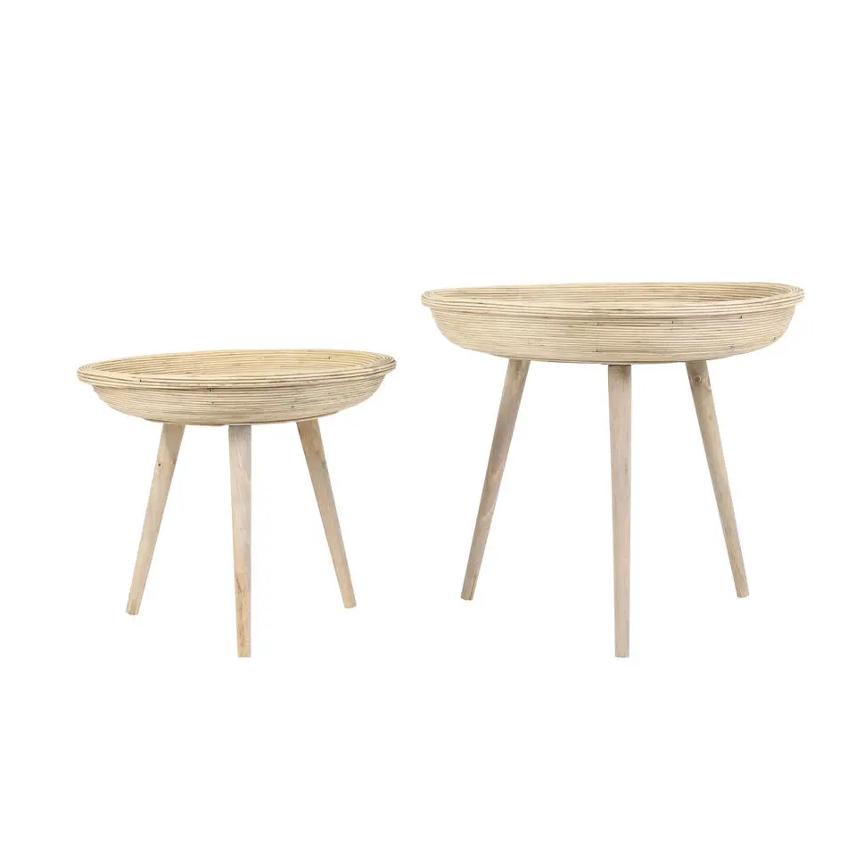 Bijzettafel Colon - Rotan - Ø46 Ø56cm