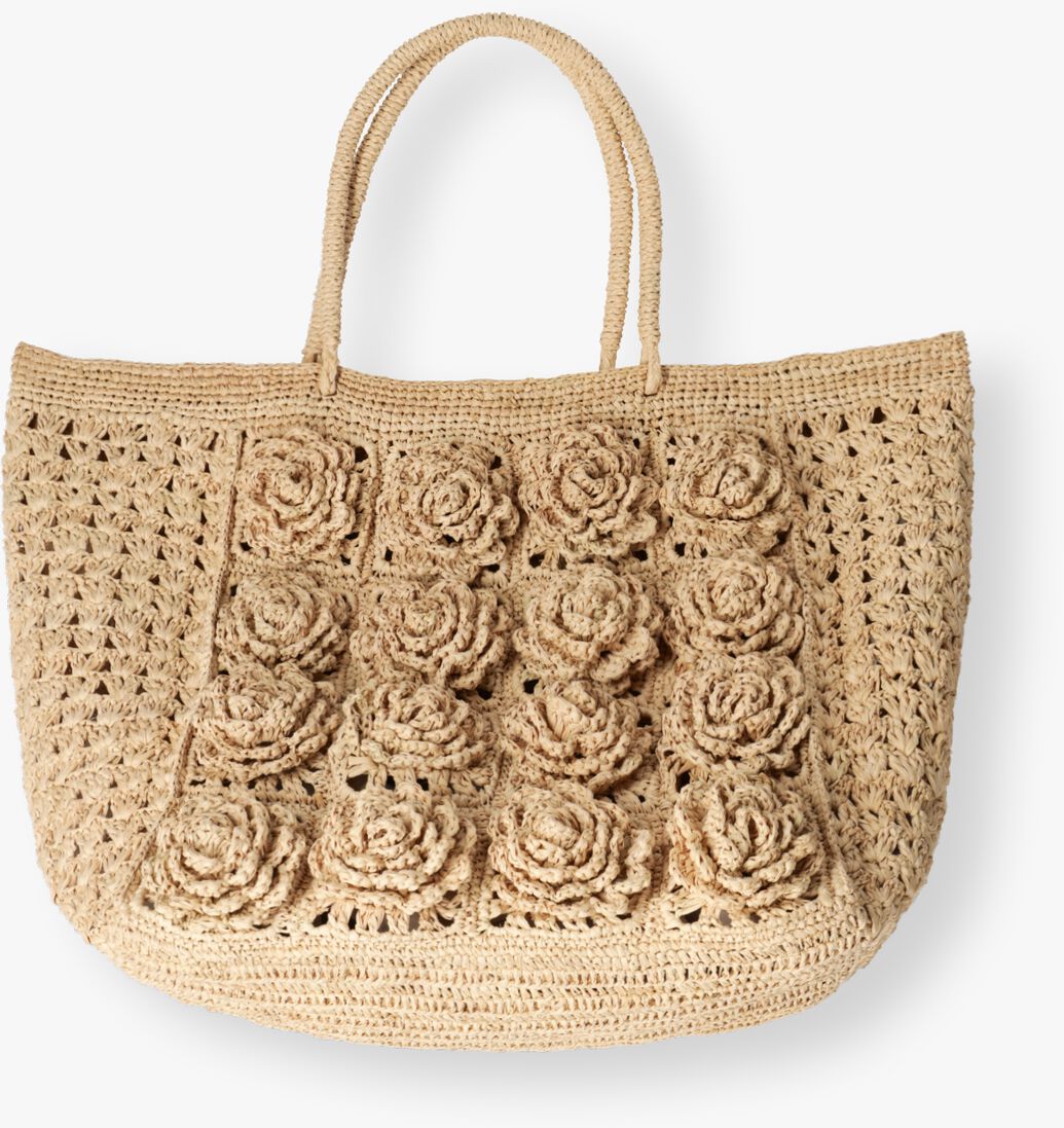 beige rabarany shopper tsara flore