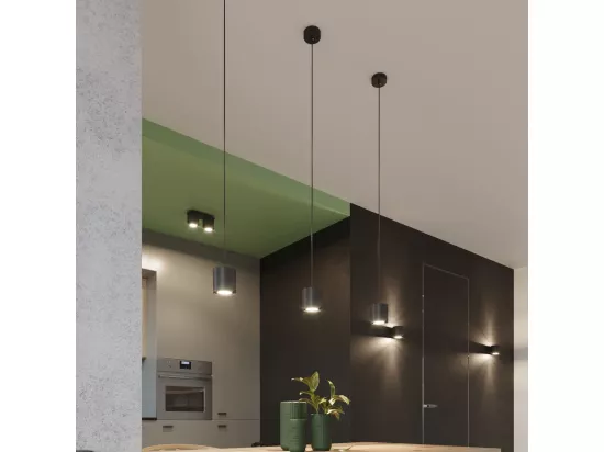Sollux ORBIS 1 Applique Murale Light Up Down Noir, G9
