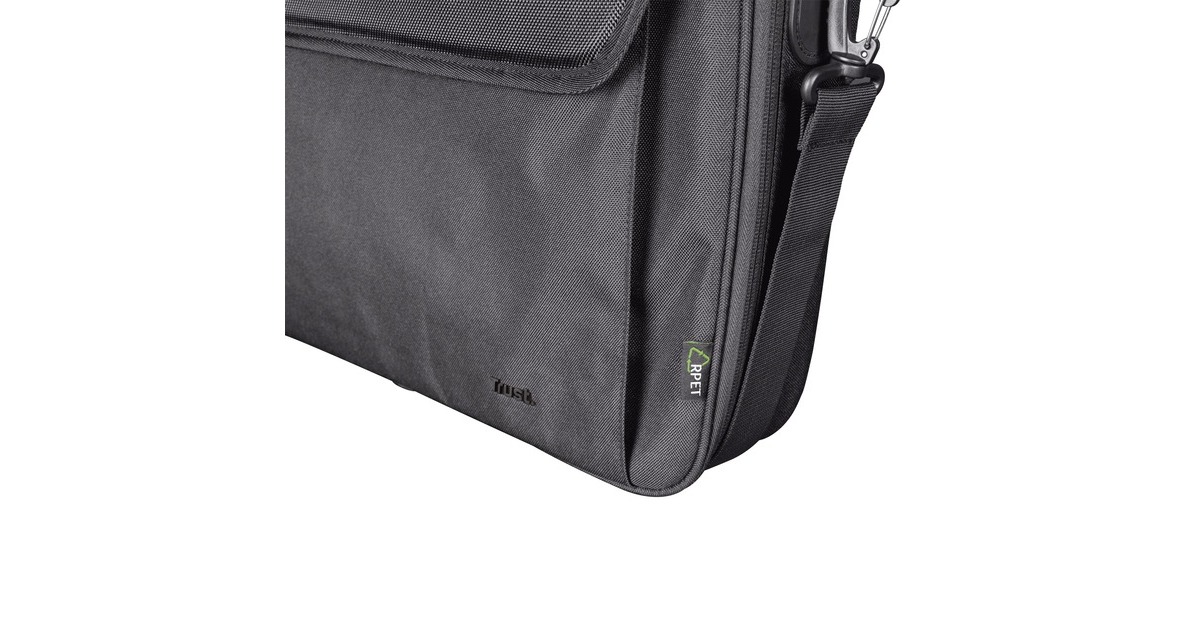 TrustAtlanta Gerecyclede laptoptas  (Zwart)