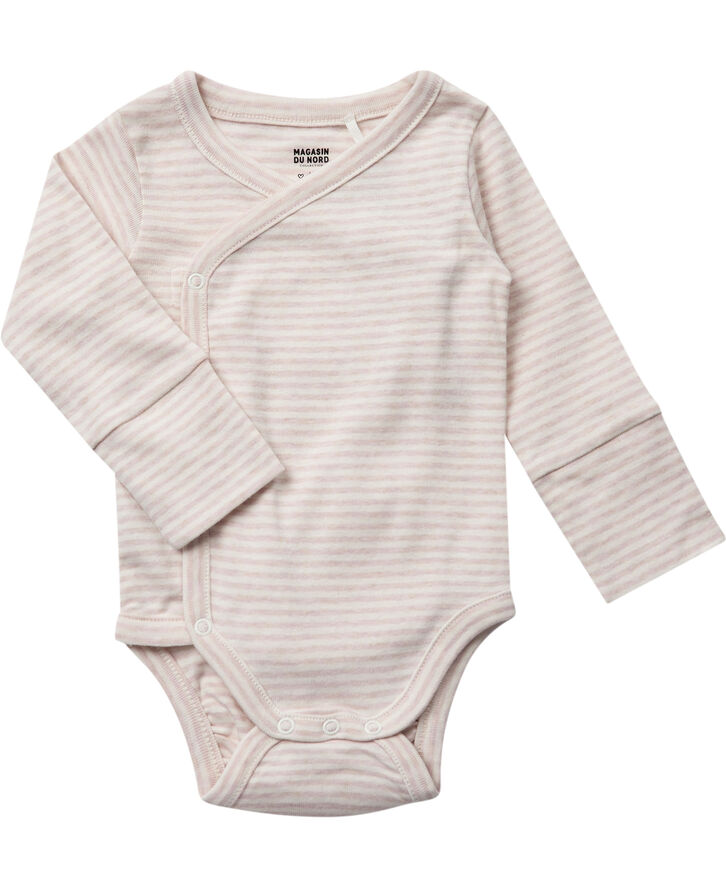 Magasin du Nord Collection Newborn bodystocking GOTS Rose stripe