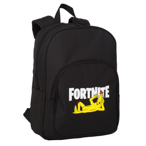Mochila Escolar  Fortnite Crazy Banana  Adaptable A Carro