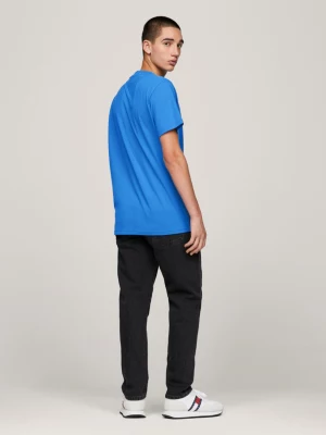 Camiseta Essencial Slim Fit com Estampa de Logo
