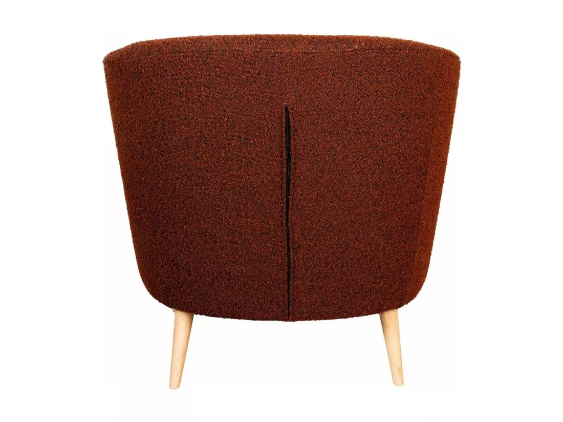 Fauteuil en bouclette coloré