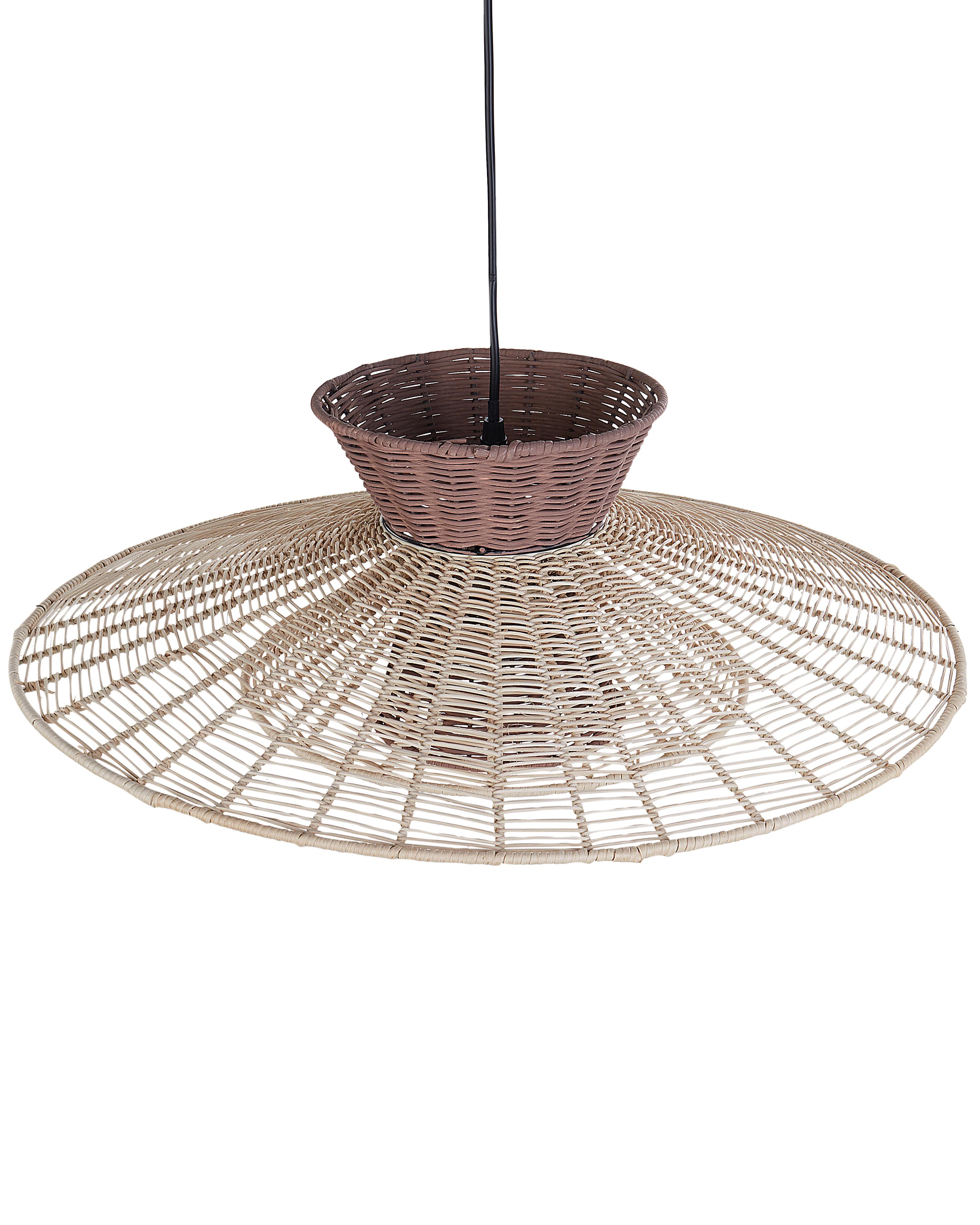 Hanglamp KABOMPO Rotan Bruin