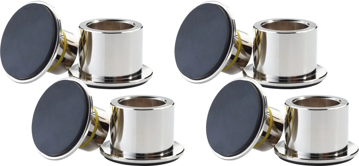 Oehlbach XXL Air Cylinder Chrome (lot de 4) Absorbeurs acoustiques