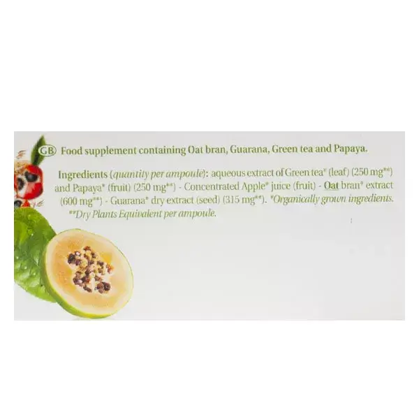 Herbesan Guarana Brûle-Graisse Bio 20 ampoules 15ml