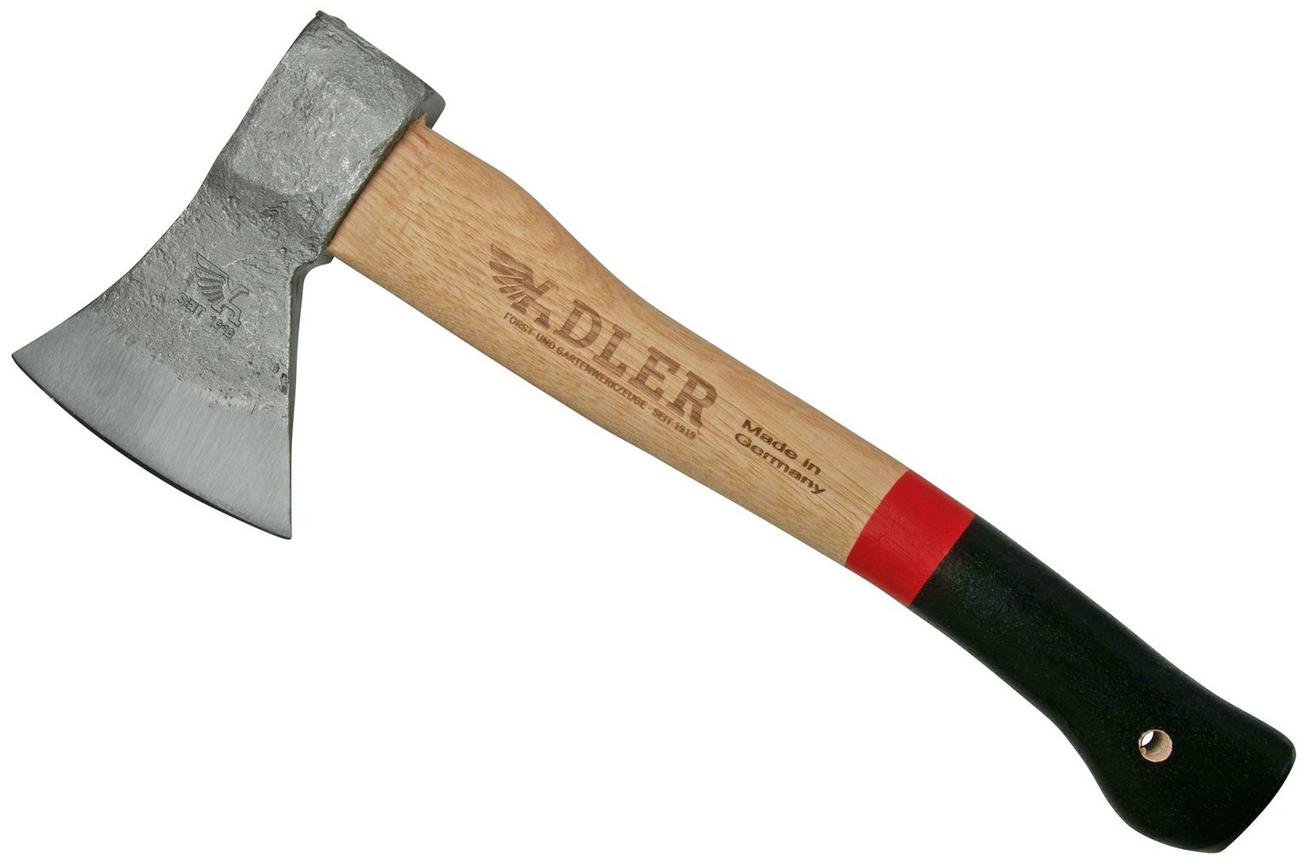 Adler Rheinland Hatchet, rood-zwart, handbijl
