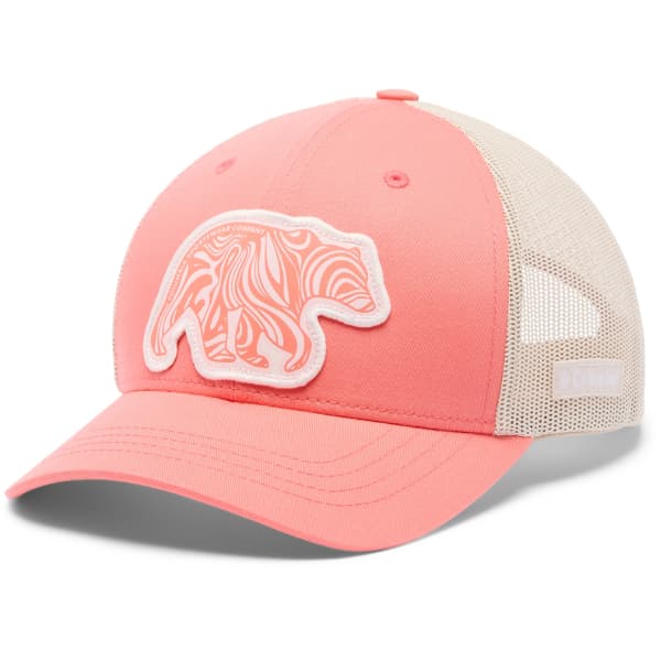 Casquette COLUMBIA YOUTH SNAP BACK HOT CORAL/DARK STONE/BEAR SWIRL