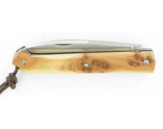 Sauveterre 7,5 cm Plein Manche Genévrier Couteau de poche par Vialis
