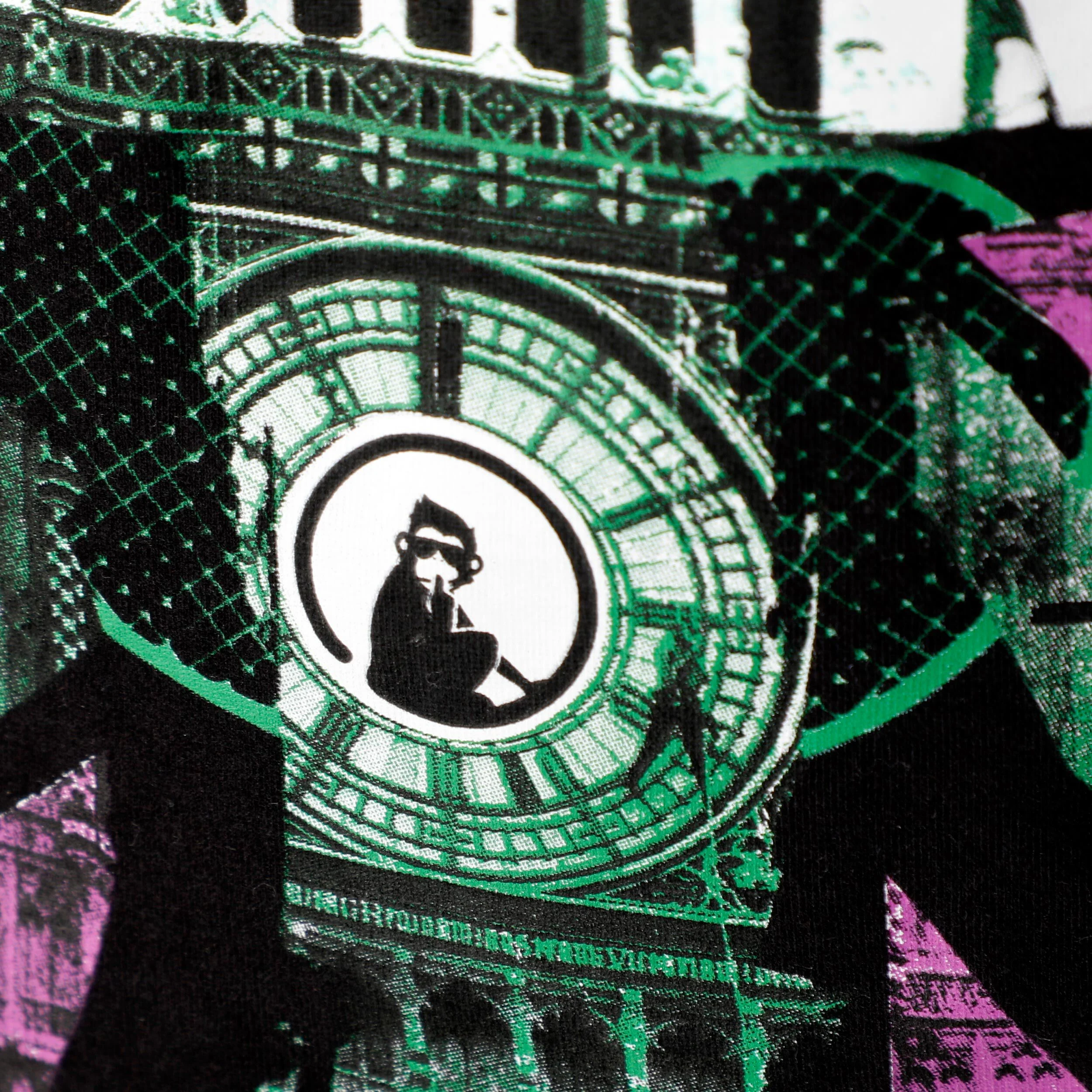 Quiet Please London Calling Débardeur Tank Top Femmes - Noir , Multicouleur