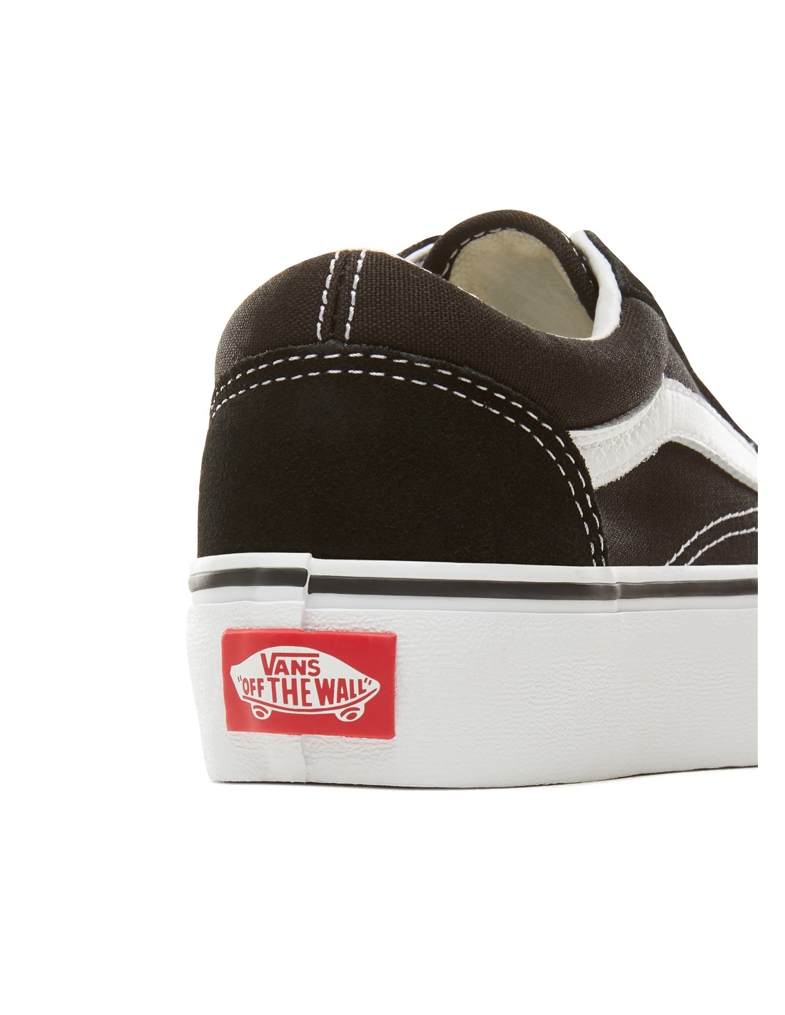 vans Sneakers compensées enfant old skool platform noir