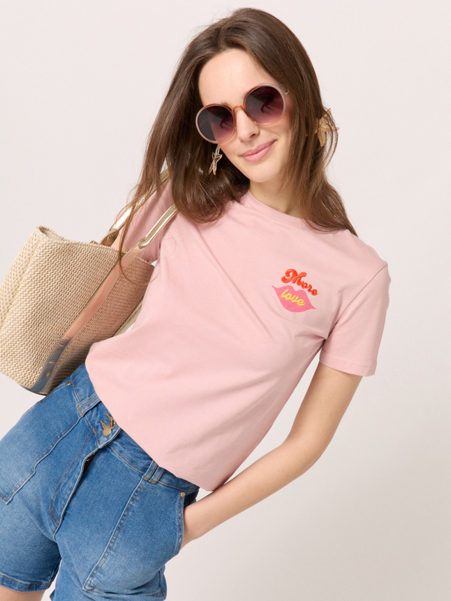 T-shirt à messages