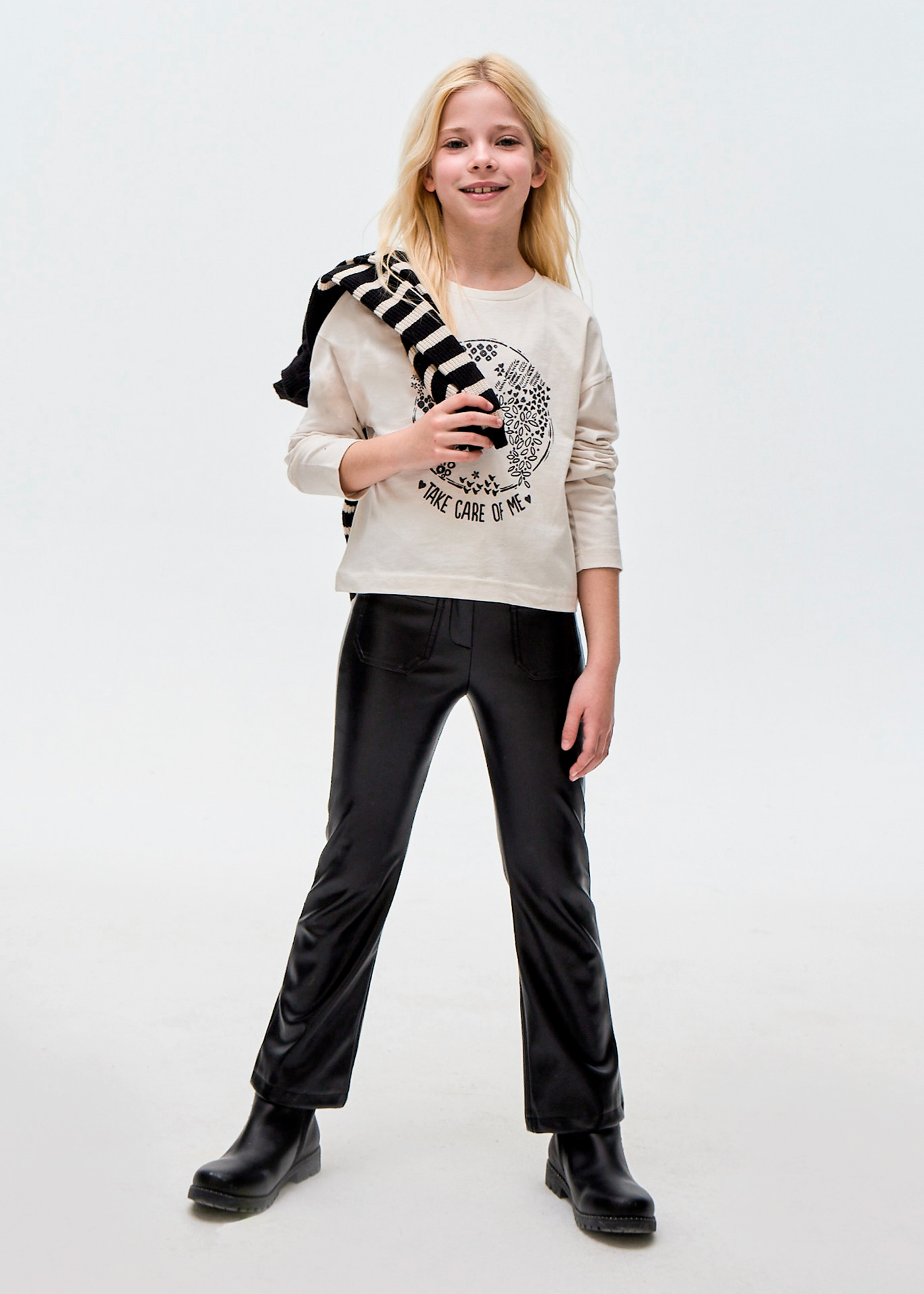 Blusa ombro a ombro infantil Better Cotton