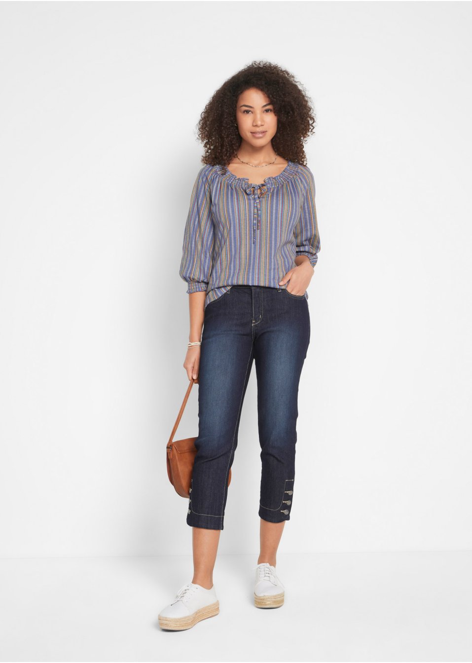 Jean confort stretch 7/8 Slim Fit