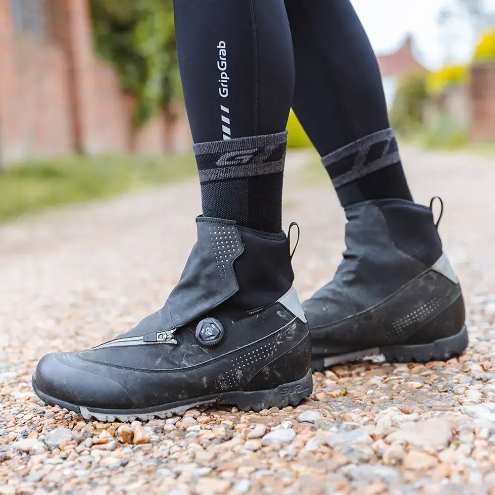 GripGrab Merino Winter Sokken Zwart