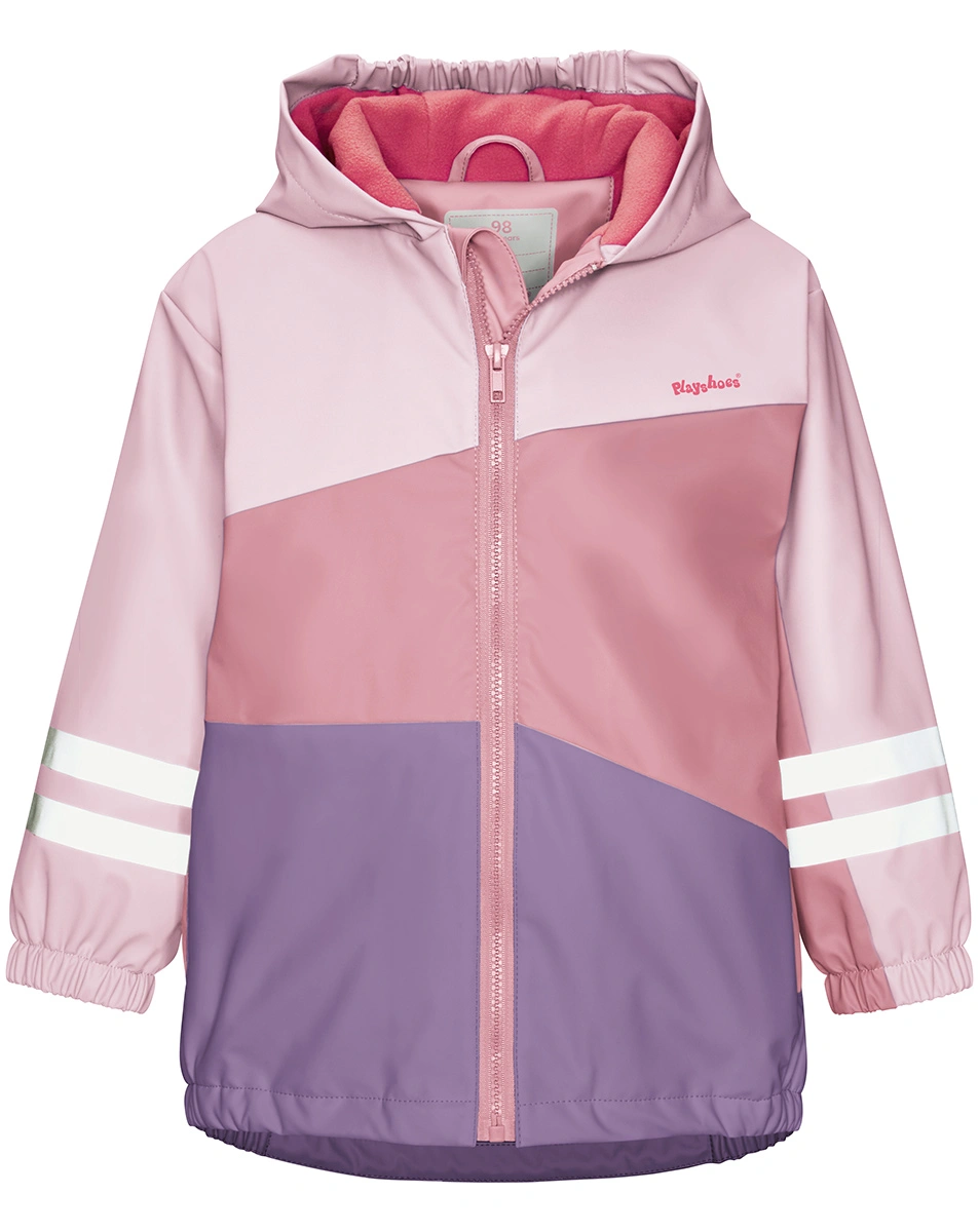 Regenjacke WARM mit Fleecefutter in lila