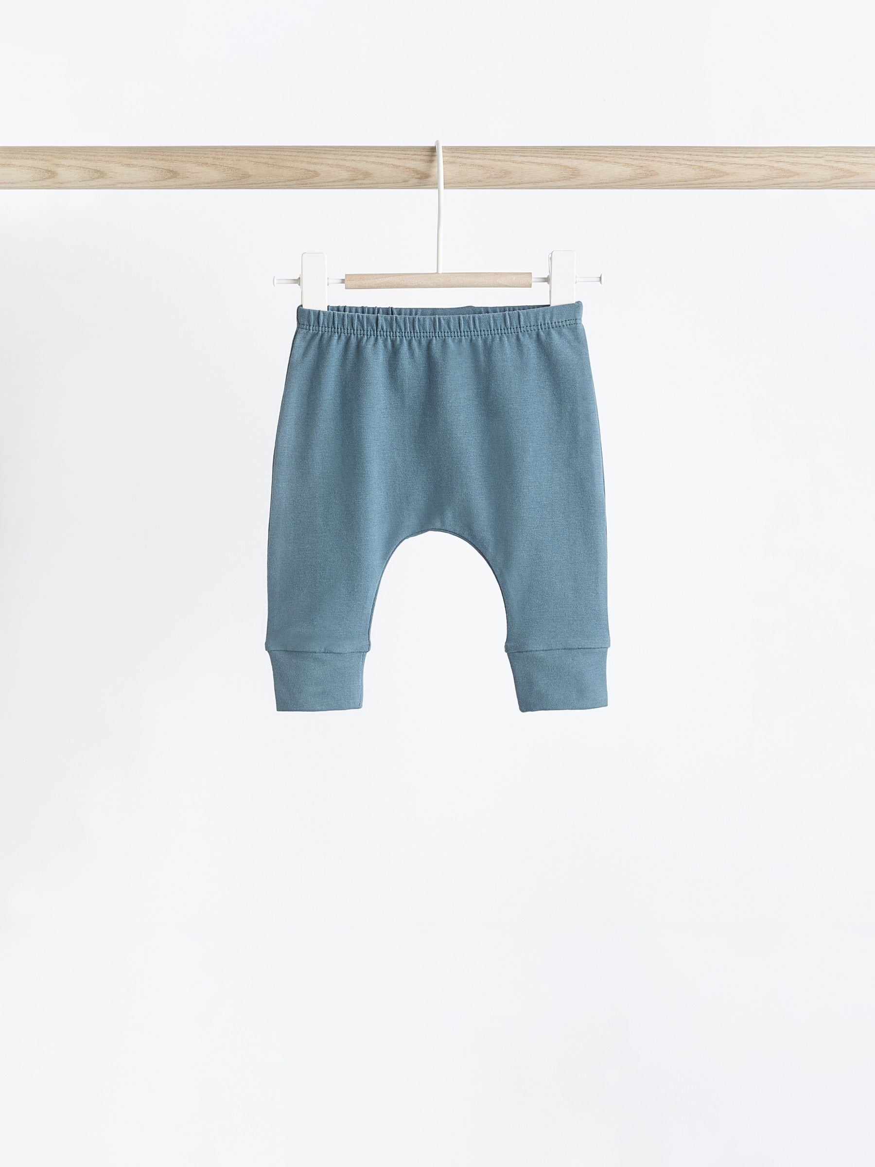 Blauwgroen - Verpakking van 4 babyleggings (0 mnd -3 jr)