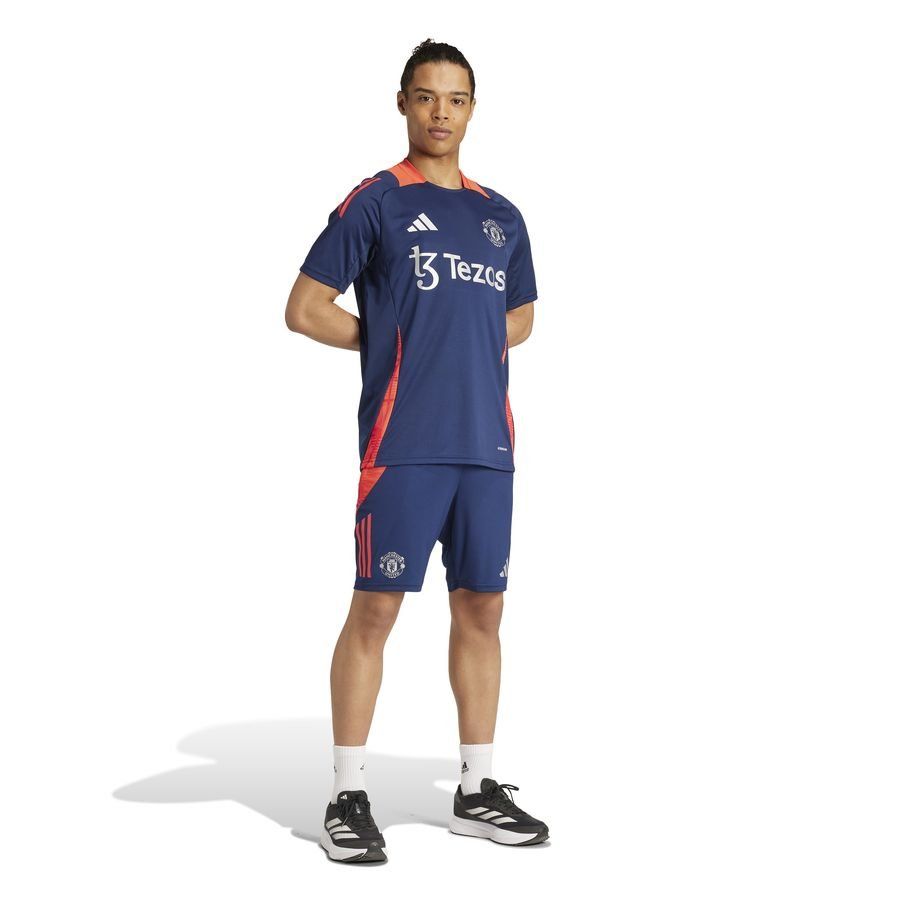 Manchester United Short d'Entraînement Tiro 24 - Bleu/Rouge