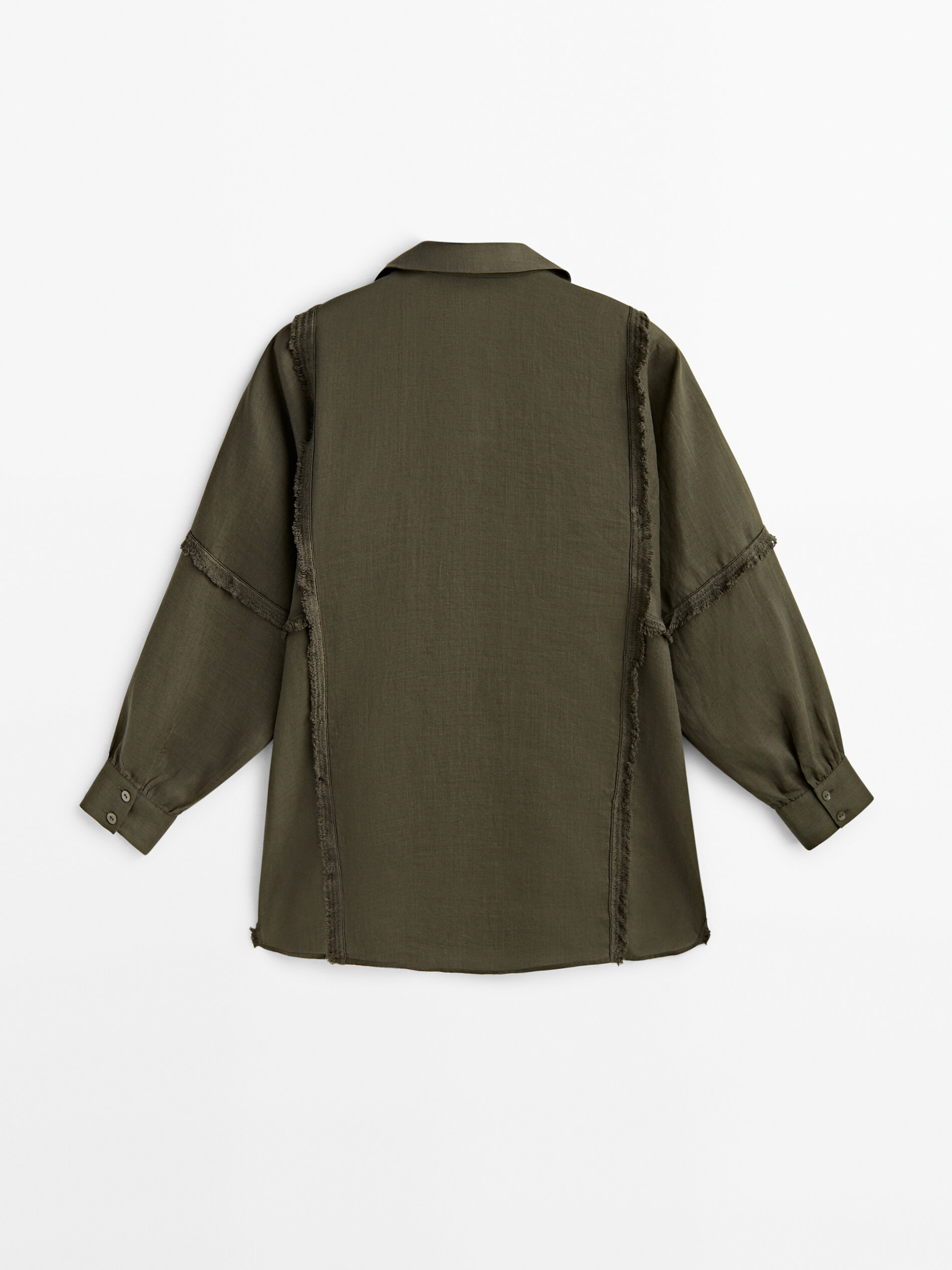 Blusa com detalhe de amarração - VERDE ESCURO