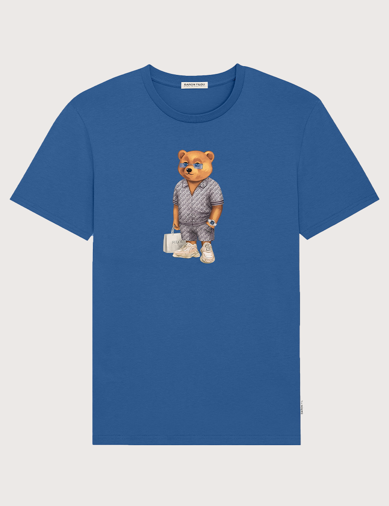 BARON FILOU T-SHIRT HOMME BLEU LXXVIII
