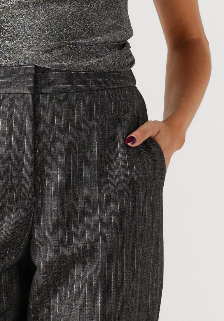 donkergrijze luisa cerano pantalon 628852/3790