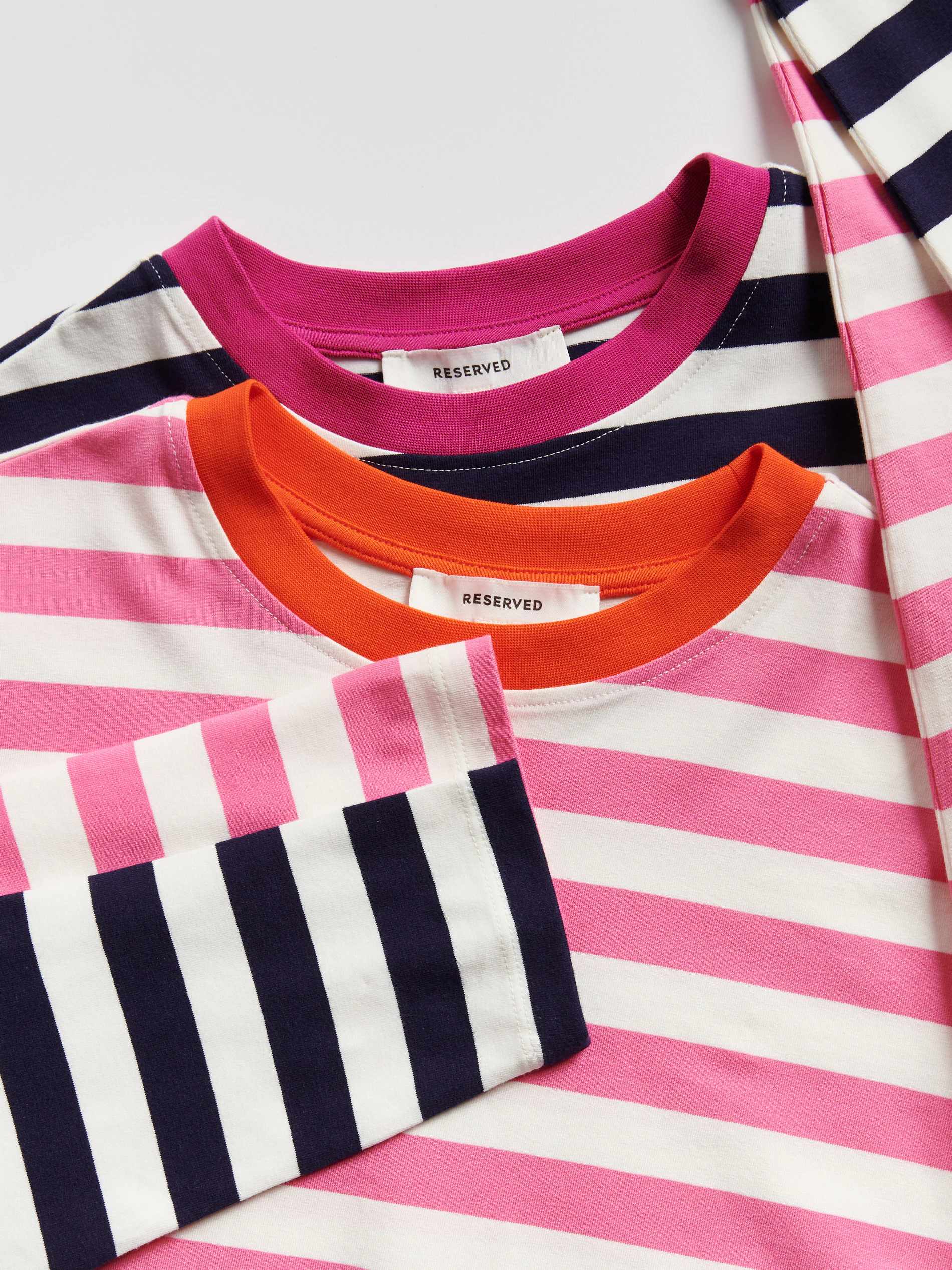 Gestreiftes Baumwoll-Longsleeve