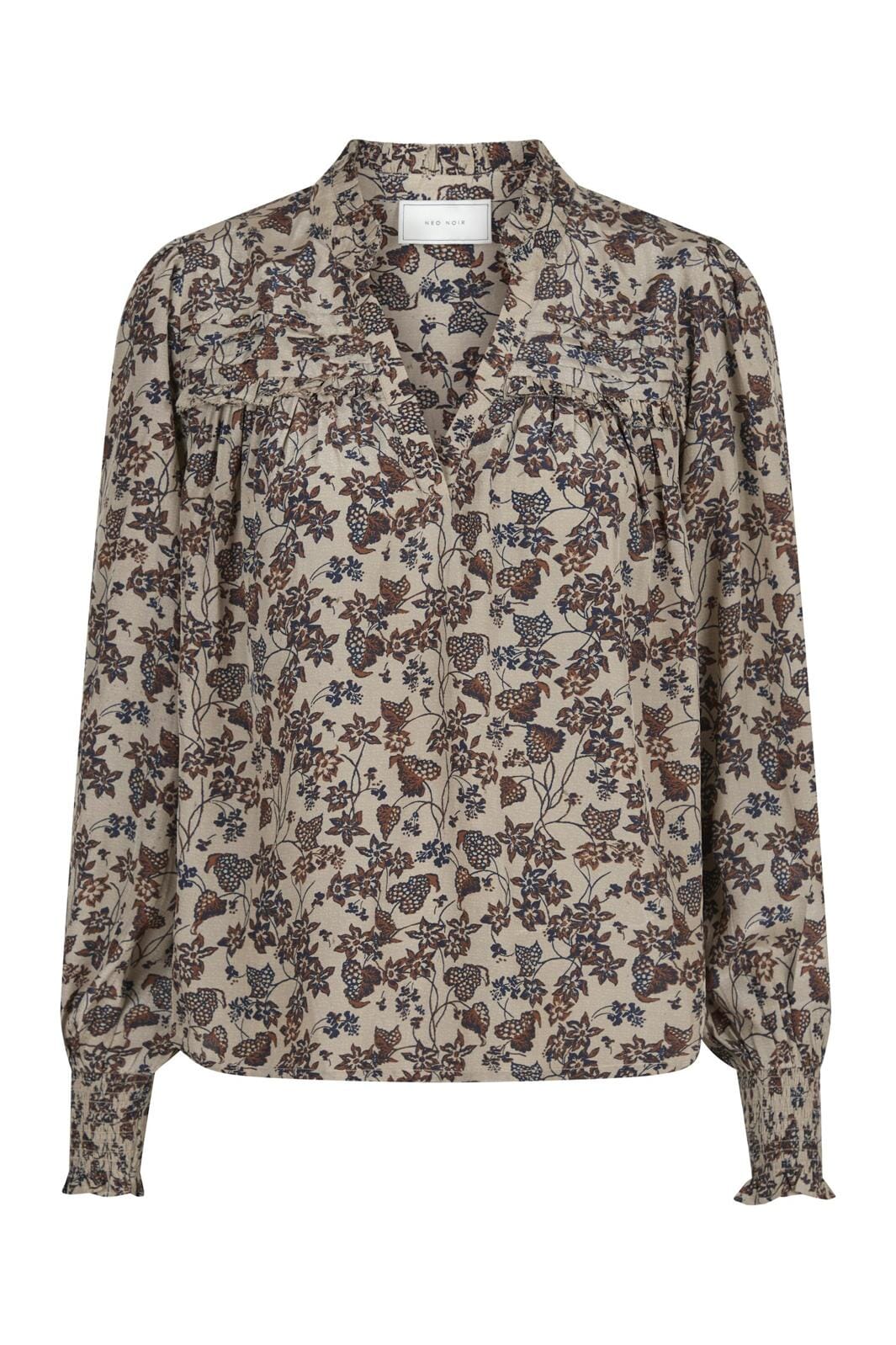 Neo Noir Rhia Drapy Ivy Blouse 163797