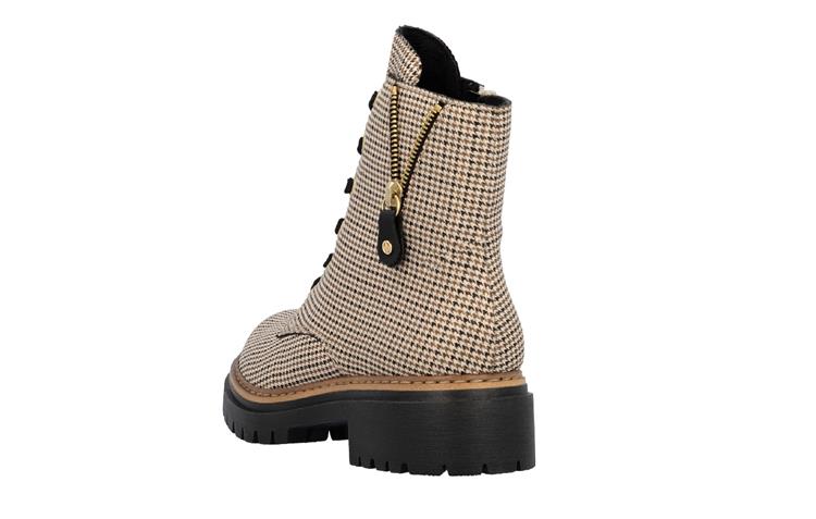 Rieker 72617 beige-schwarz/schwarz