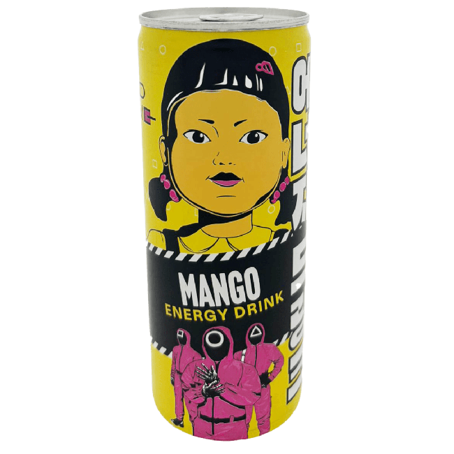 Squid Game Energie Drank Mango 250ml