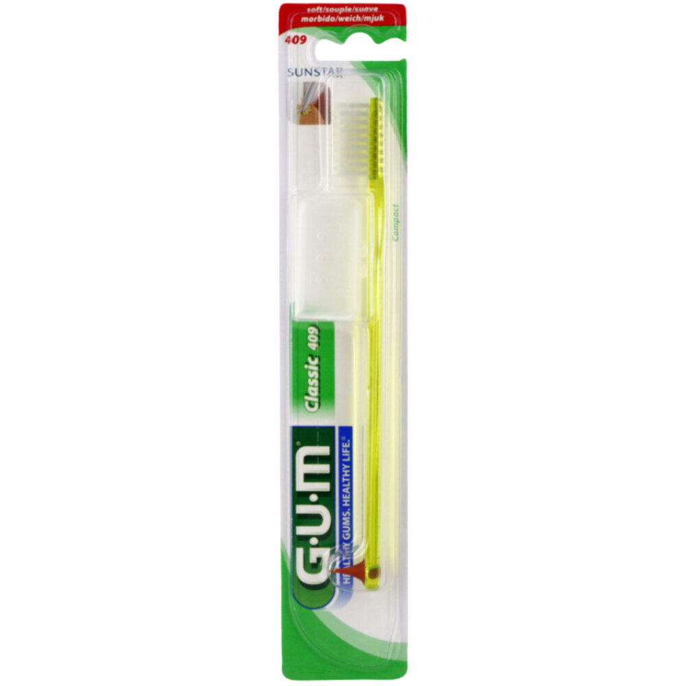 GUM Tandenborstel Classic Soft Medium Kop