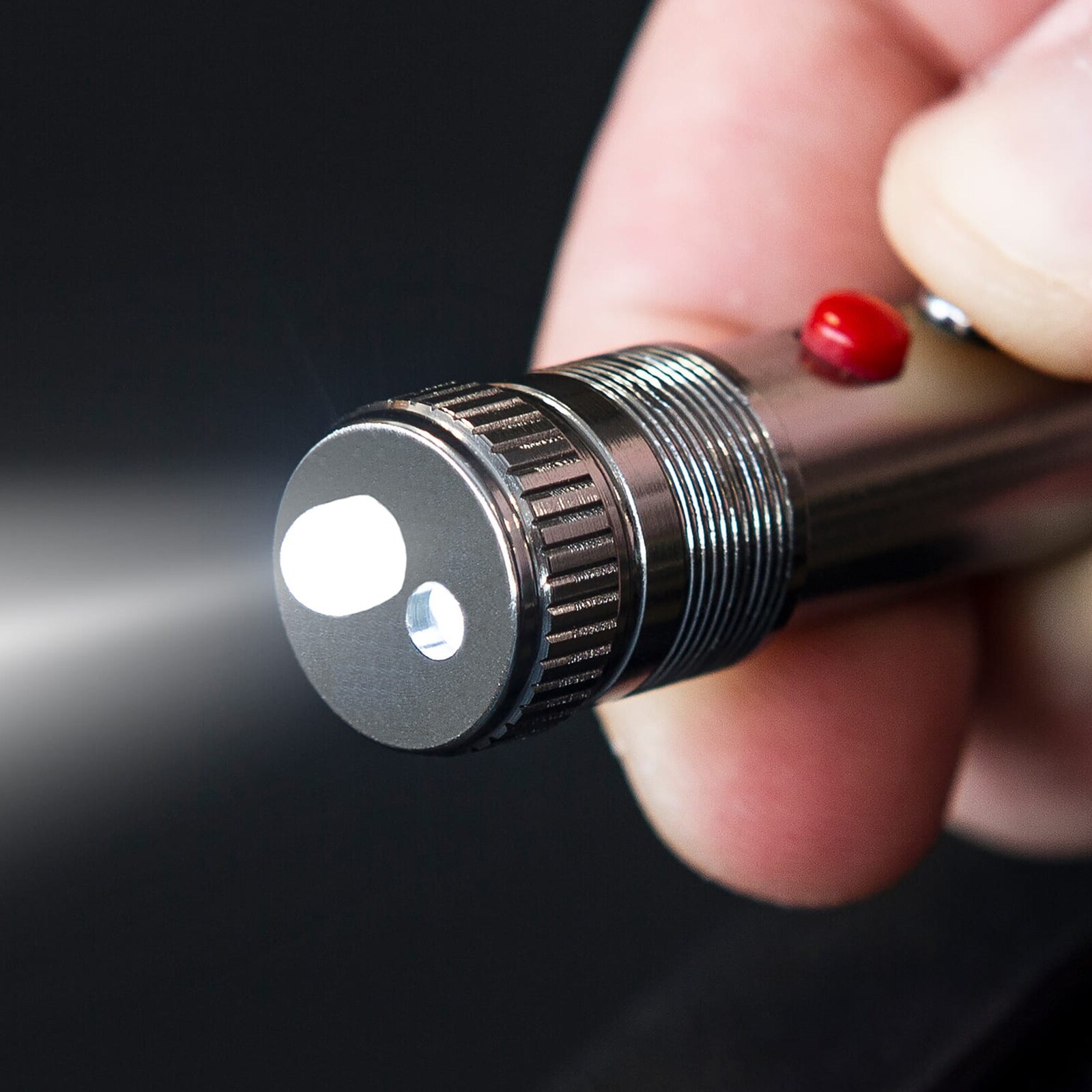 TRUE UTILITY Mini Taschenlampe LED LaserLite+ Laserpointer Schlüsselanhänger