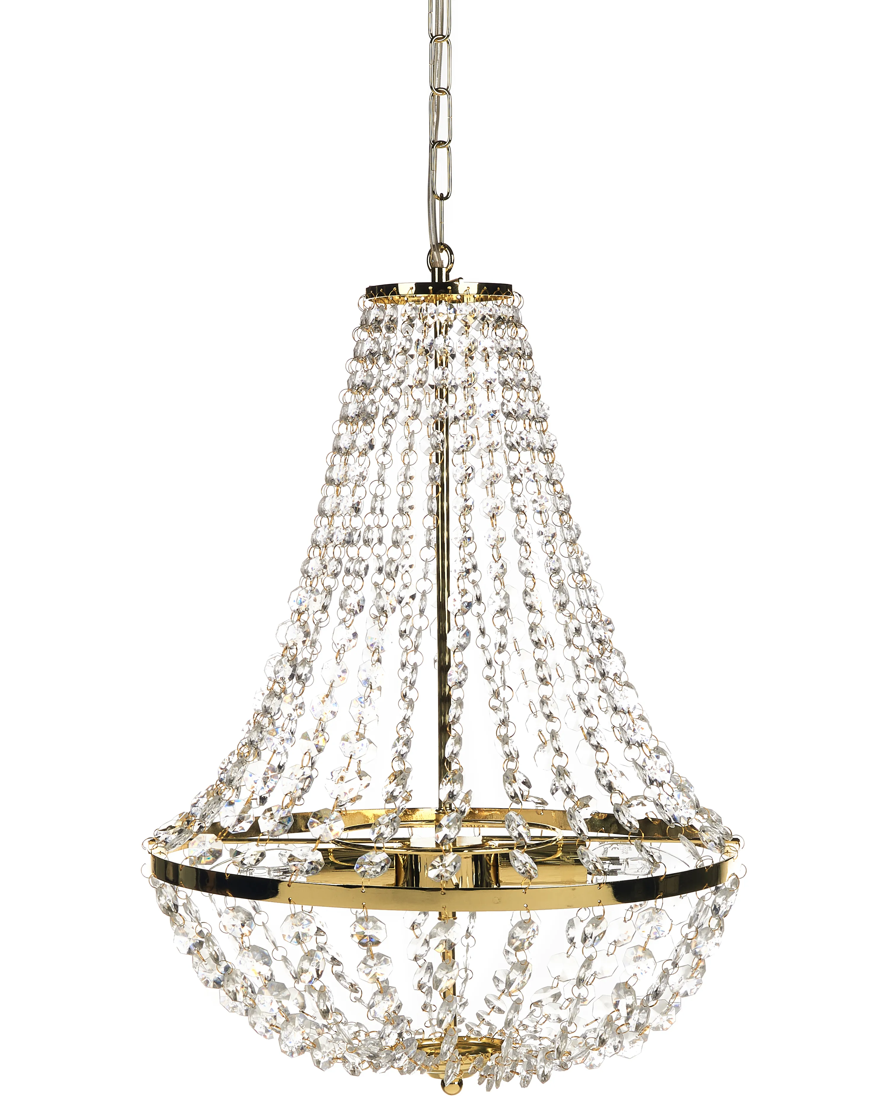 Kroonluchter DIAMANTE Metaal Goud