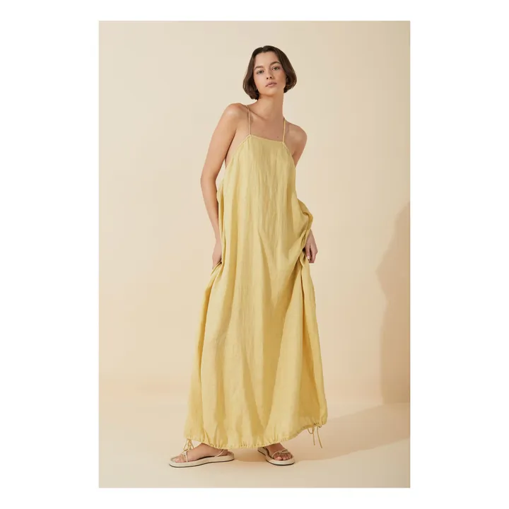 Zulu & Zephyr Robe Citrus Lin | Jaune