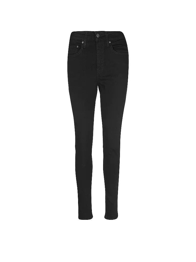 LEVI'S® Jeans Skinny Fit 721 HIGH RISE SKINNY MIDNIGHT schwarz