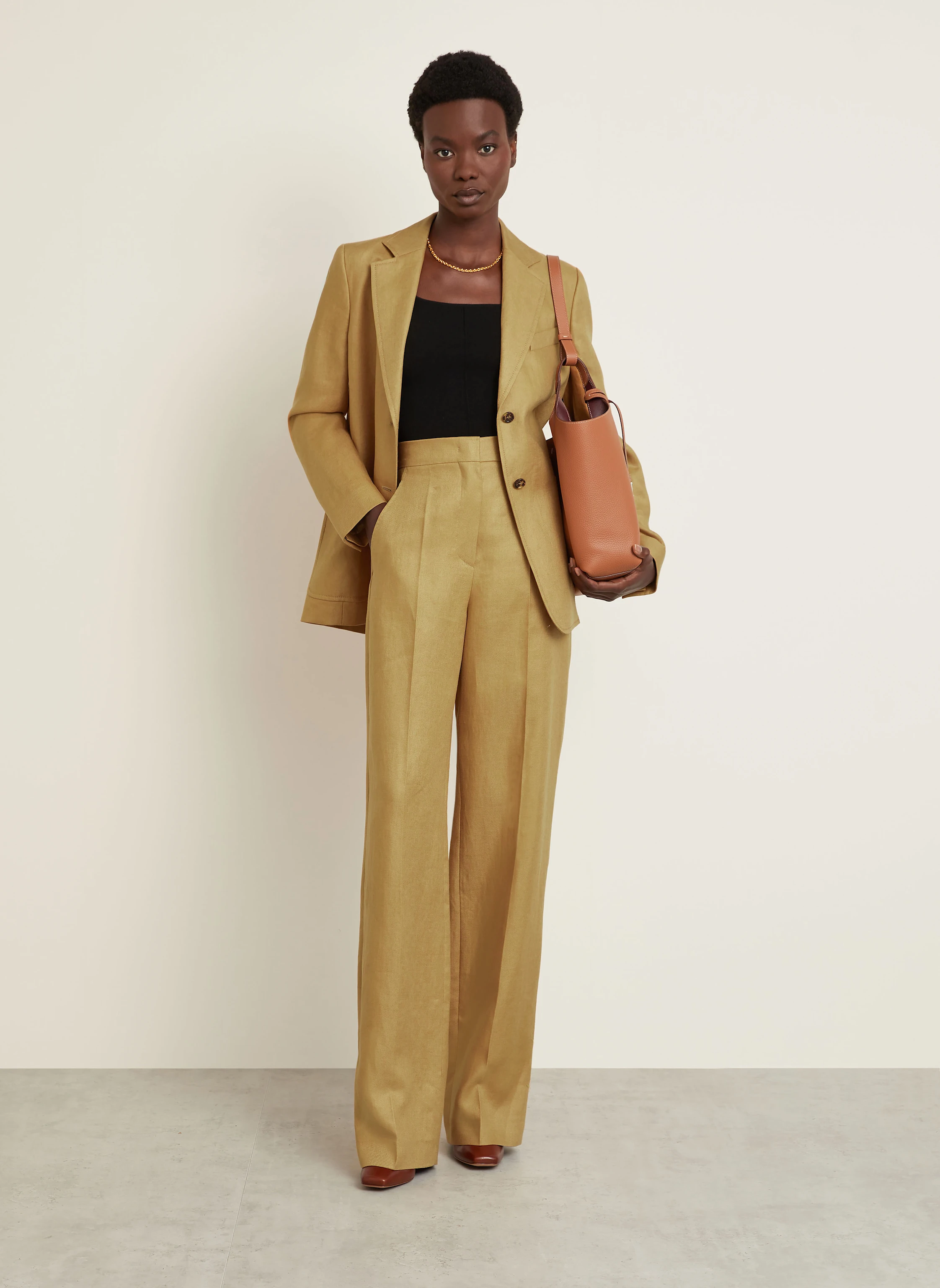 Max Mara Marlenhose AVERSA aus Leinen