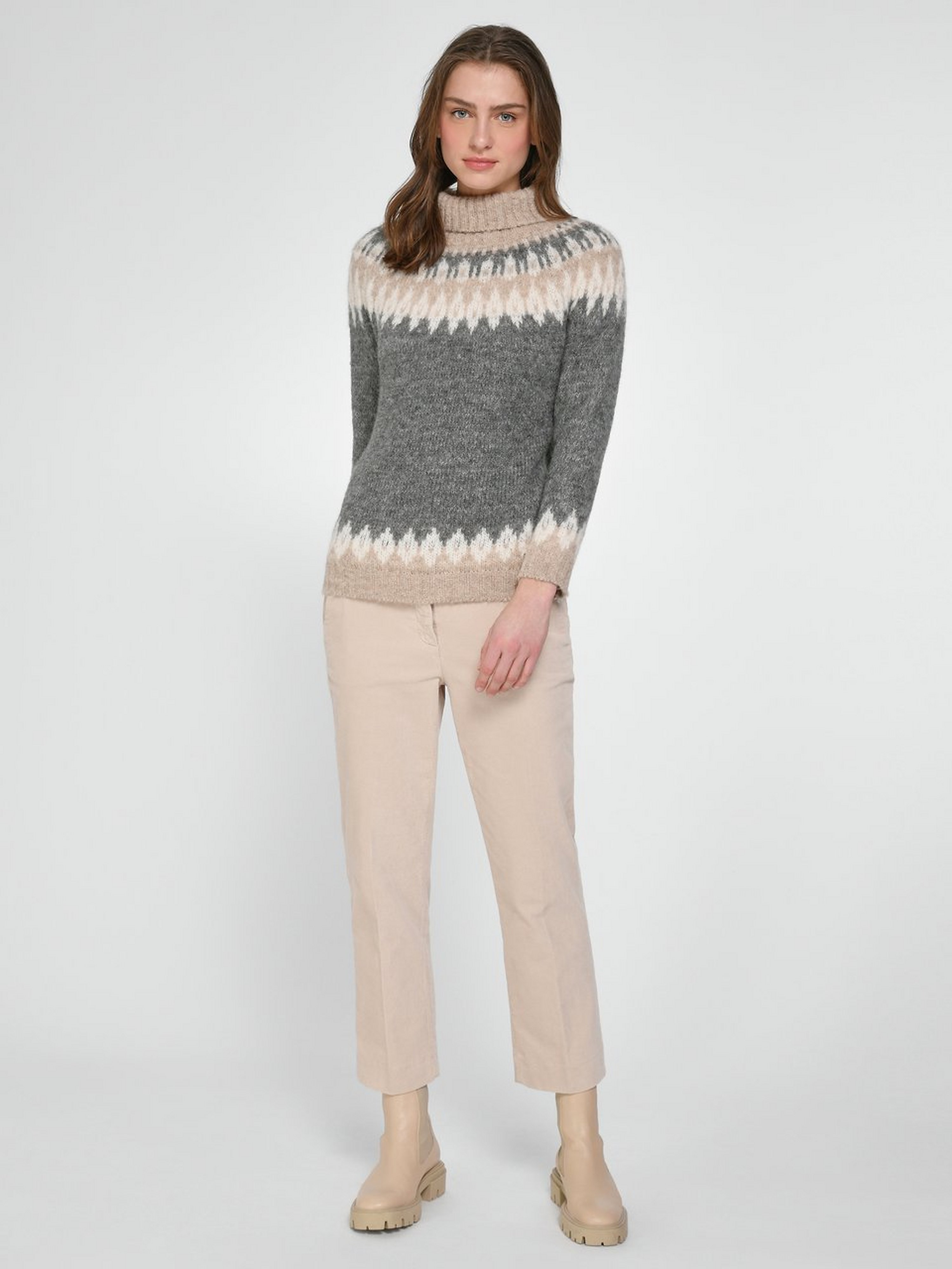 Knöchellange Feincord-Hose