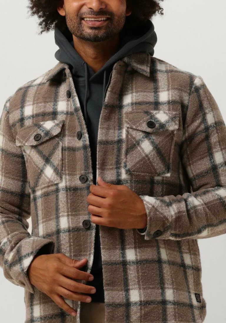 DSTREZZED bruine dstrezzed overshirt teppe overshirt