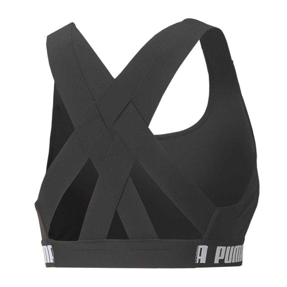 Puma Brassière Noire Femme Puma Mid Impact